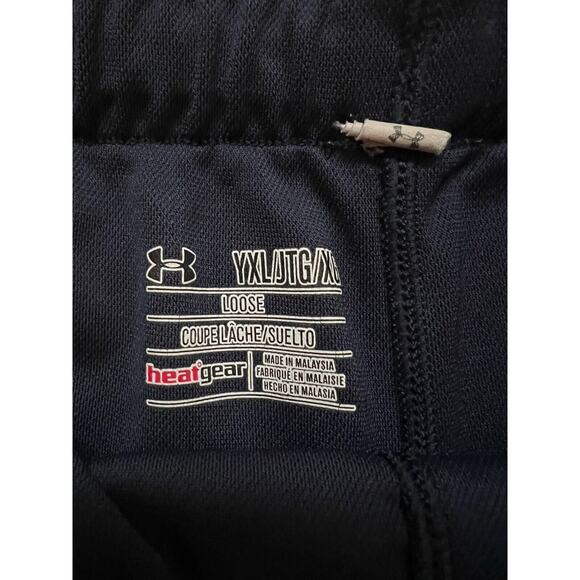 UNDER ARMOUR GIRL'S SHORTS Sz YXL Athletic Running Youth Fold Over Logo Summer - Picture 3 of 3